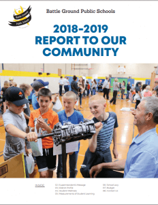 Cover of the 2018-19 Community Report