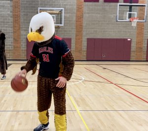 Amboy Middle School eagle mascot