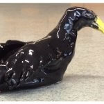 black bird ceramic