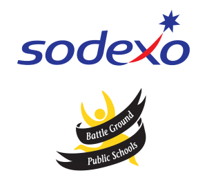 sodexo and battle ground public schools logo