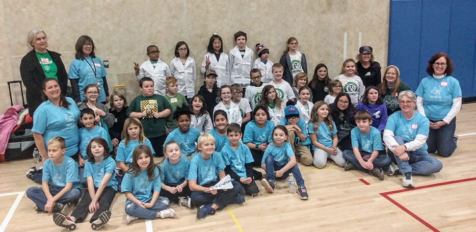 Students who competed in the Elementary Science Olympiad
