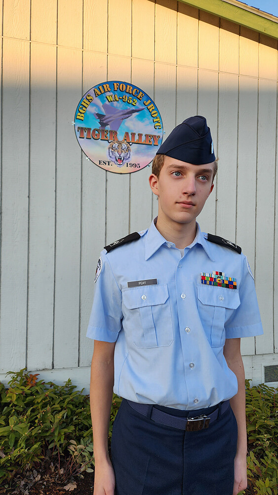 BGHS cadet earns a chance to get his wings