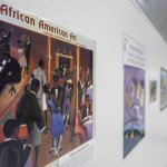 Black History Month art in Battle Ground High School