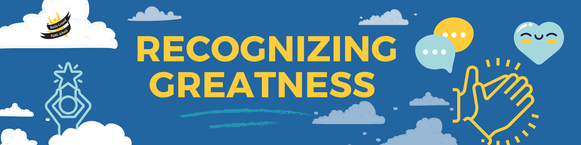 Graphic that reads, "Recognizing Greatness"