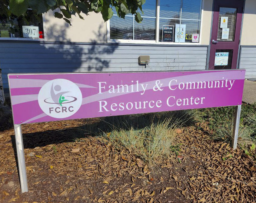 Family and Community Resource Center sign