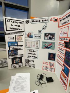 A student presentation about AP computer science