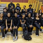Members of Prairie High School's Black Student Union pose for a photo
